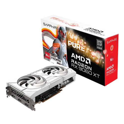 SAPPHIRE PULSE RADEON RX9060 XT GAMING OC DUAL 16GB