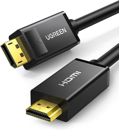 Ugreen-DP Male to HDMI Male-4K@30Hz 1m (Black)10238