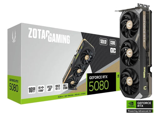 ZOTAC RTX 5080 SOLID CORE OC 16G GDDR7