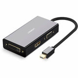 UGREEN Mini DP to HDMI/VGA/DVI Converter (Black) (20418)