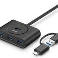 UGREEN USB 3.0 Hub with USB-C Port 1m (Black) CR113 (40850)