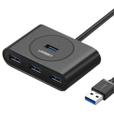 UGREEN USB3.0 to 4Ports HUB 1m Cable -Black  CR113 (20291)