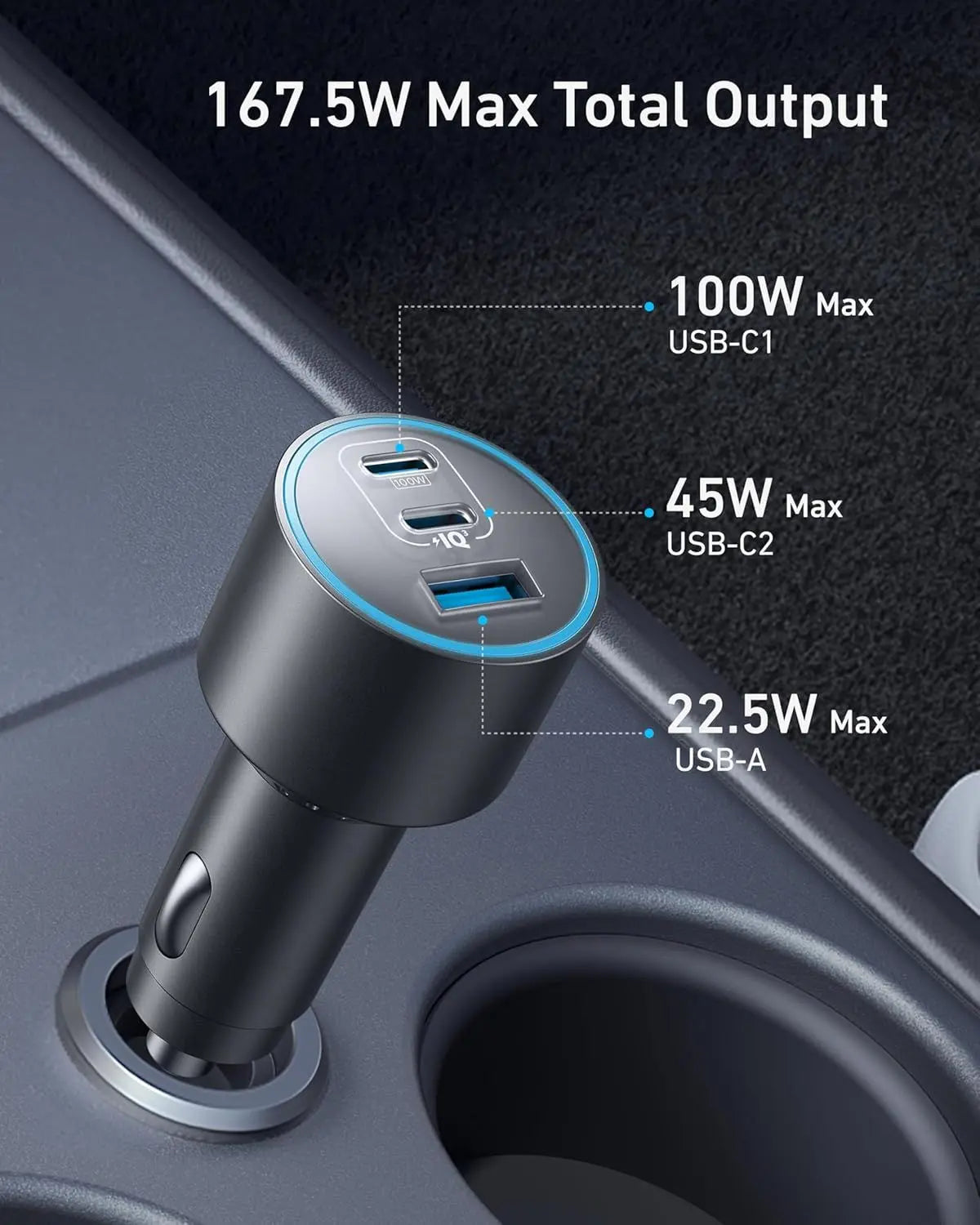 Car Charger With Cable B2737 B2737HA1