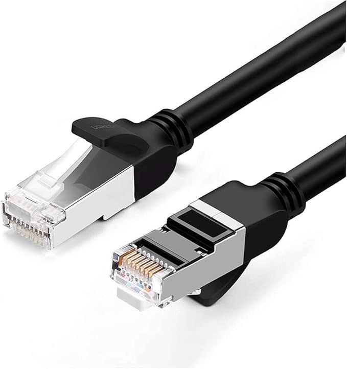 Ugreen Cat 6 U/UTP Pure Copper Ethernet  1m -Black - 50191