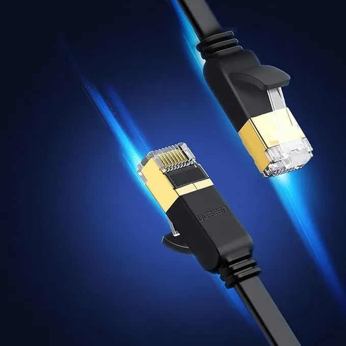 UGREEN Cat 7 U/FTP Lan Cable Flat Design 8m (Black) - 11264