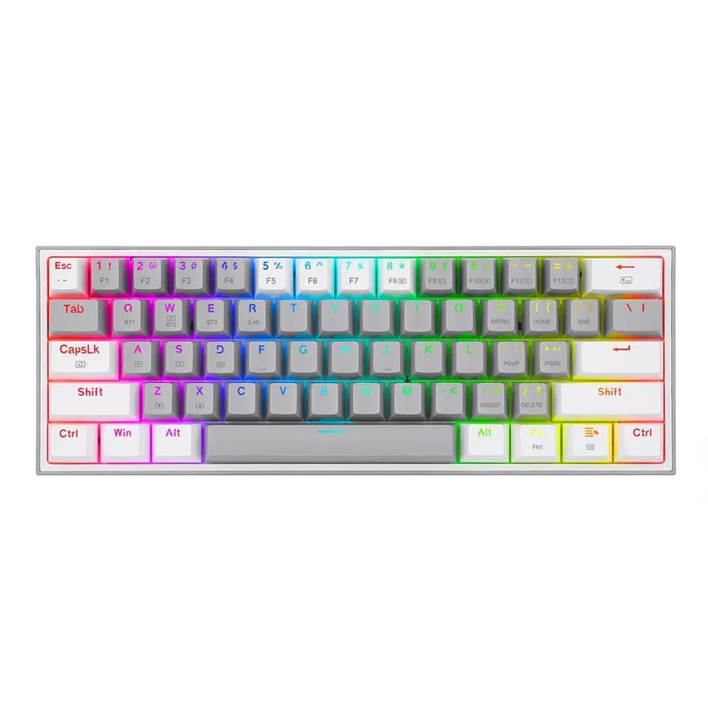 Redragon K616 Fizz (White in Gray Red Switch)