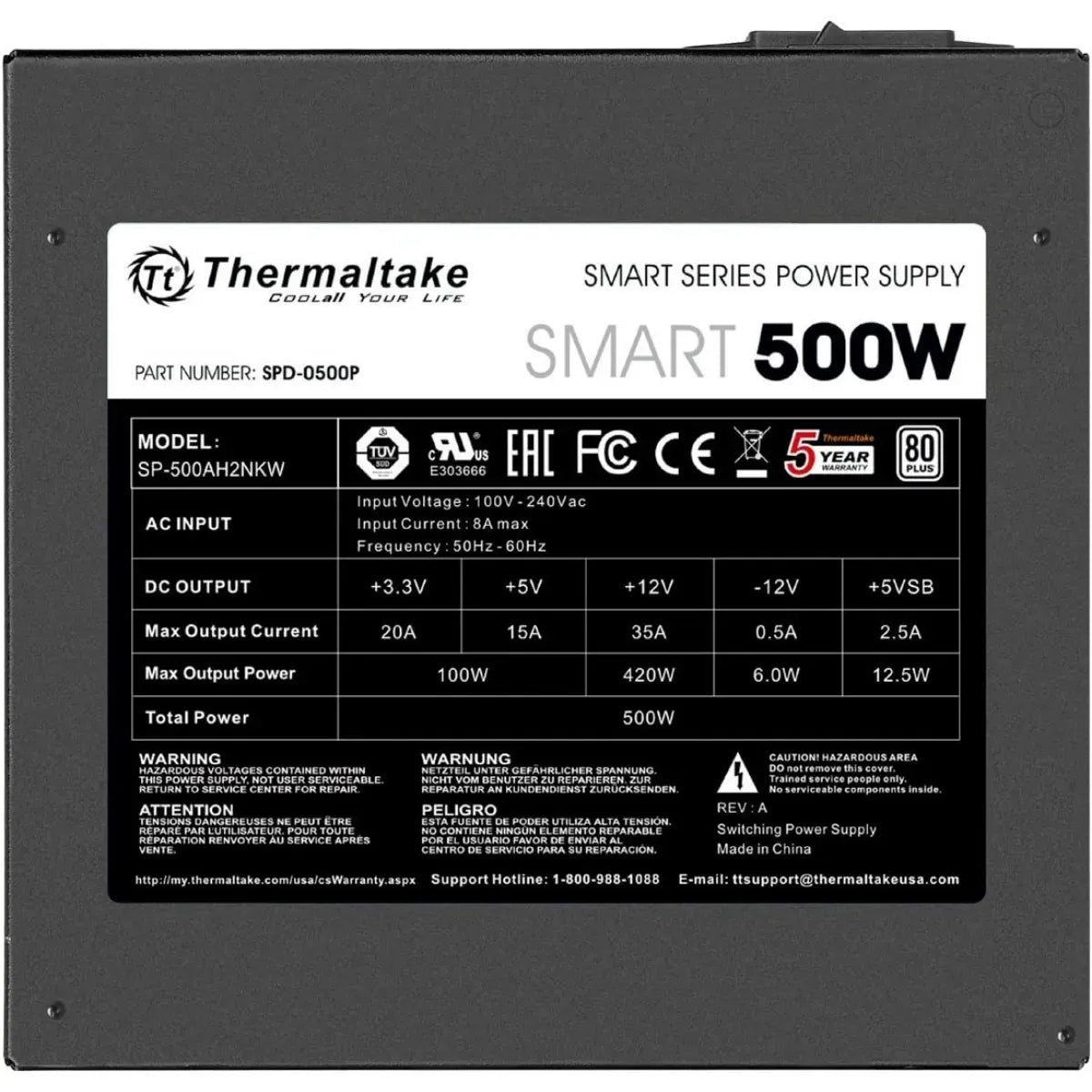 Thermaltake SP-500 SMART Power Supply 500W