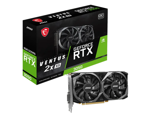 MSI RTX 3050 VENTUS 2X XS OC 8G GDDR6