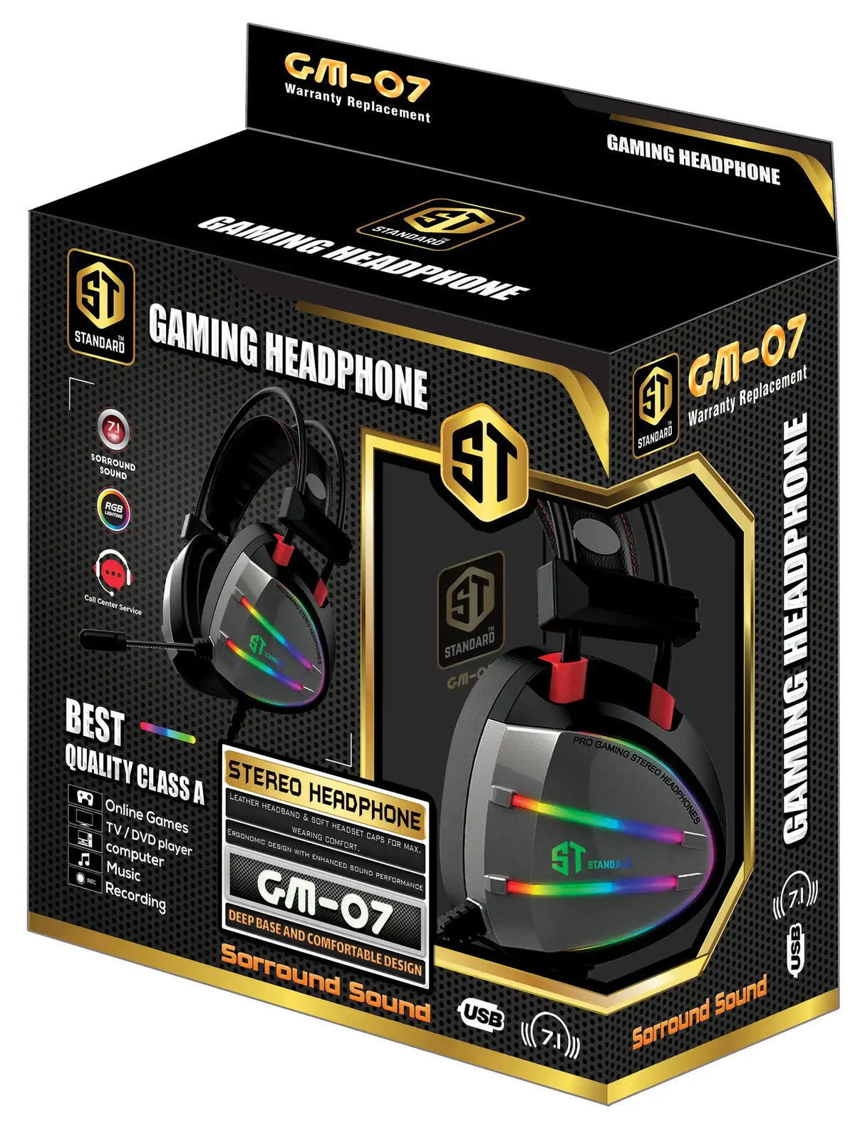 Standard Headset Gaming GM07