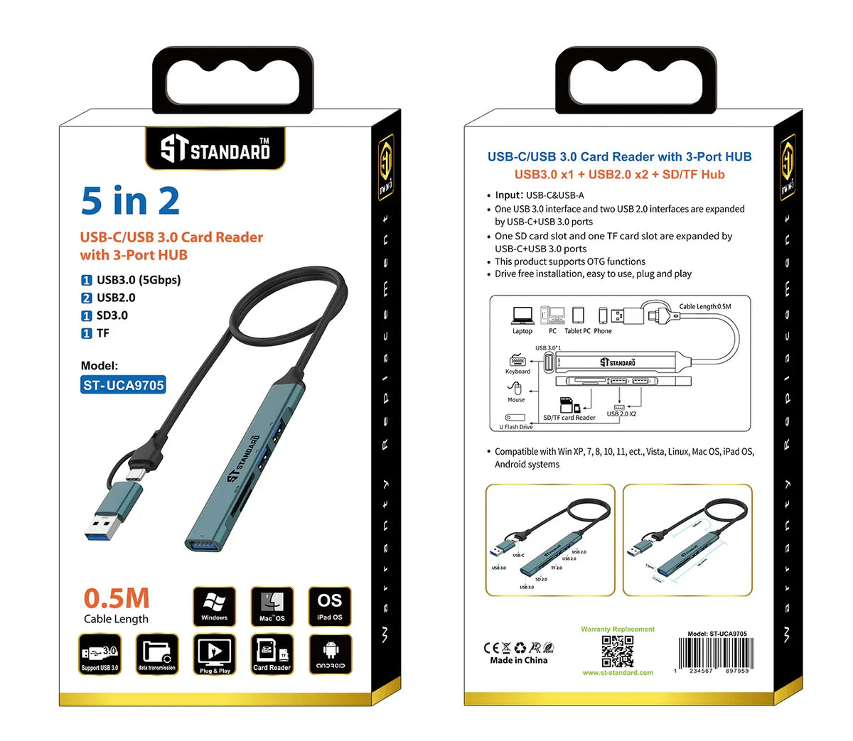 Standard HUB UCA9705