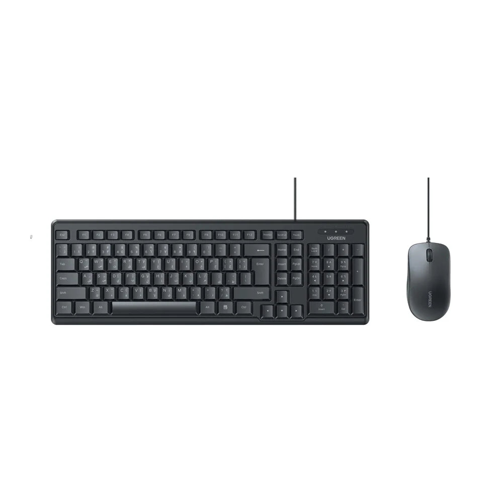 UGREEN 55915 Wired Membrane Keyboard & Mouse Combo